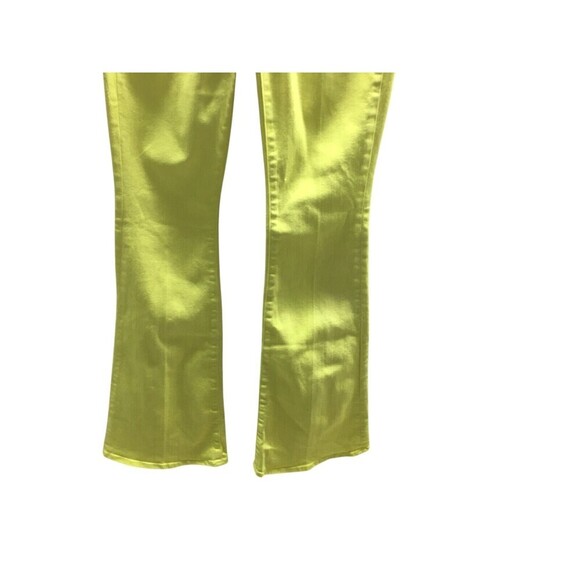 L'agence Jeans Women's Size 25 Yellow Bell Flare Leg Cotton Blend - Picture 4 of 8